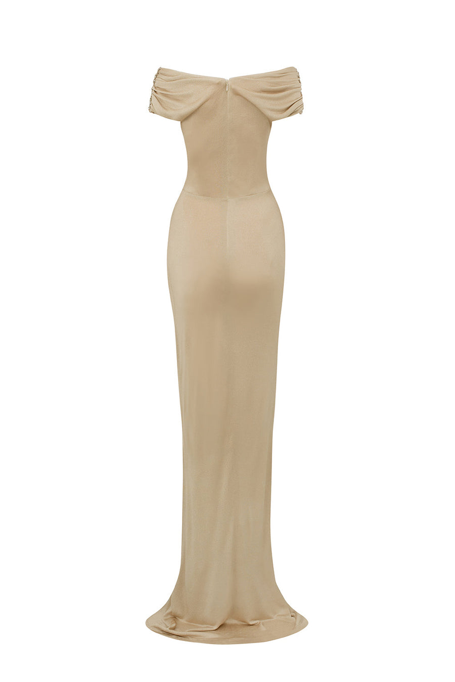 Hazel Bodycon Draped Jersey Floor Length Dress Gown Dress I.H.F Atelier