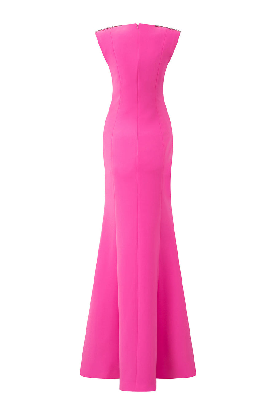 Avah Trumpet Sleeveless Crepe Floor Length Dress Gown Dress I.H.F Atelier