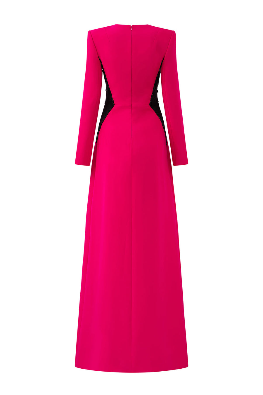 Kyra A-line Square Shoulder Silk Crepe Floor Length Dress Gown Dress I.H.F Atelier