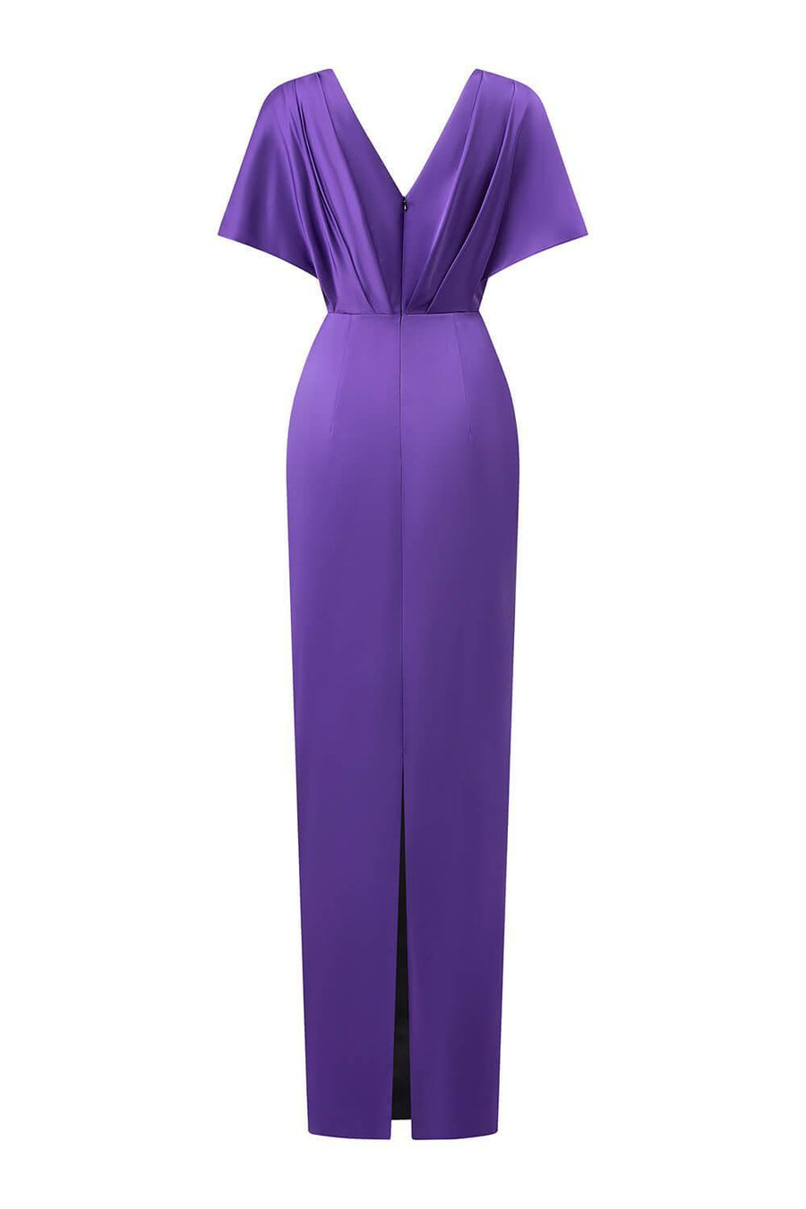 Solace Pegged V-Neck Silk Floor Length Dress Gown Dress I.H.F Atelier