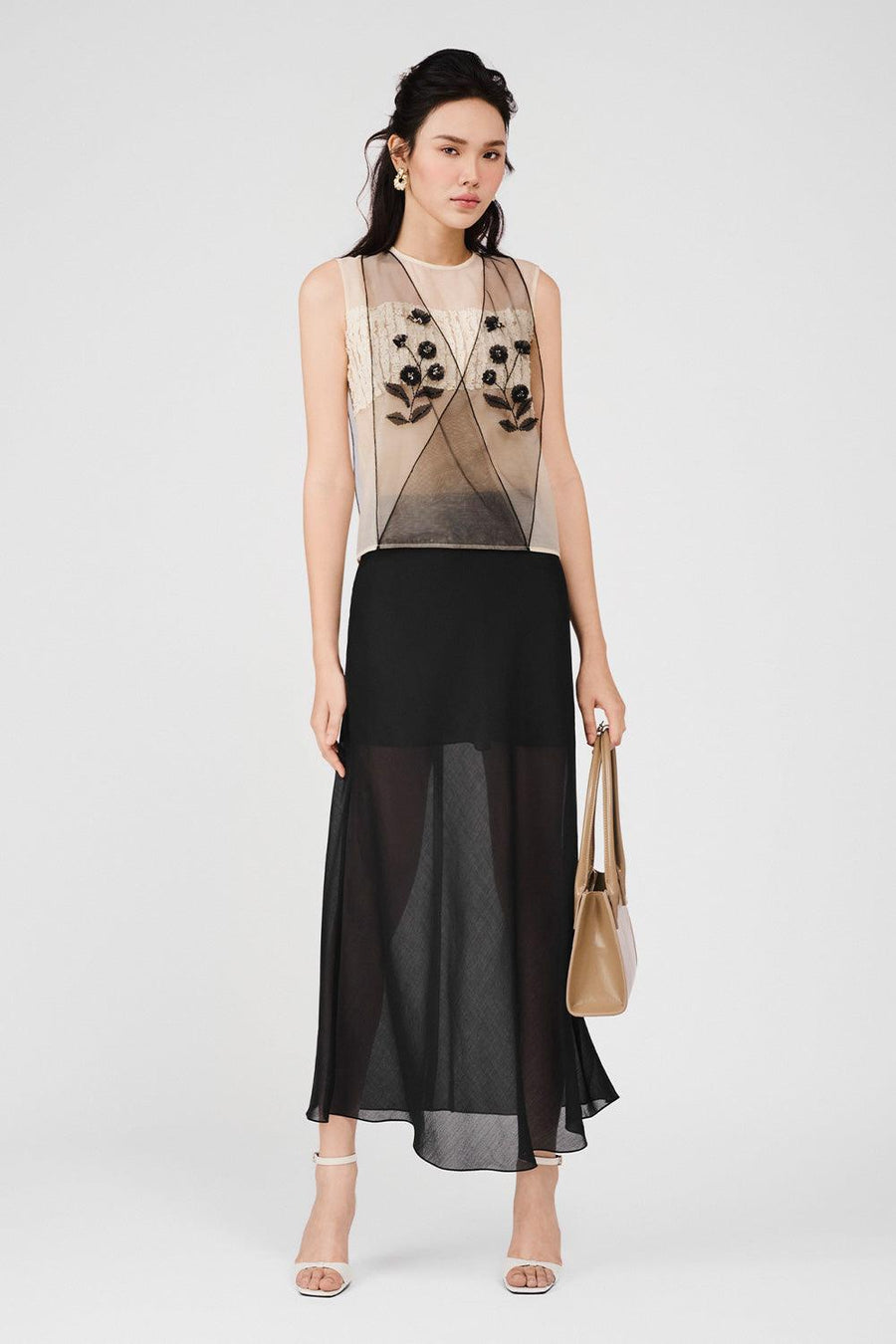 Harmony Crossover Layered Organza Top 5