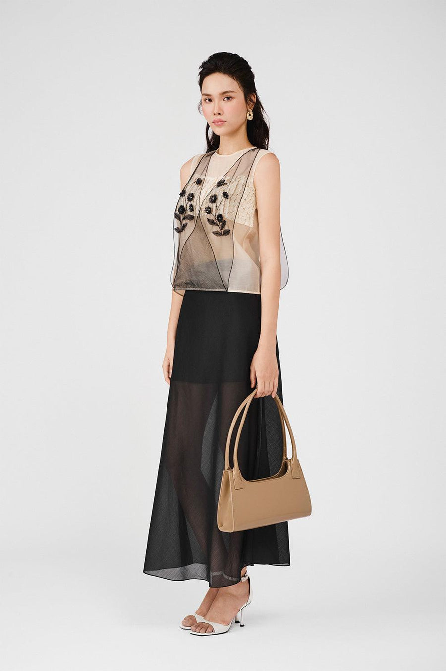 Harmony Crossover Layered Organza Top 6