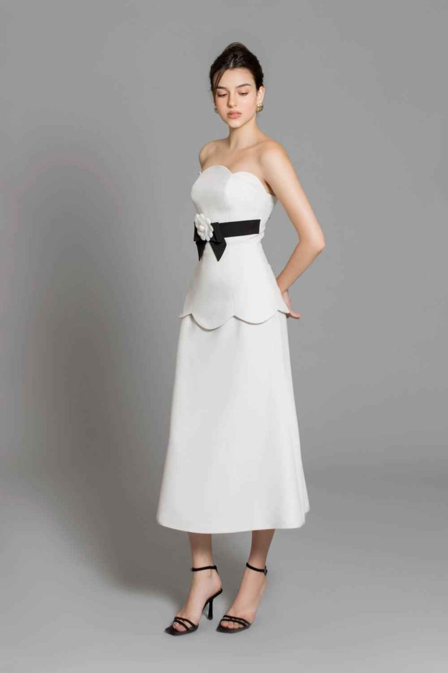 Inaya Hourglass Sleeveless Wool Top