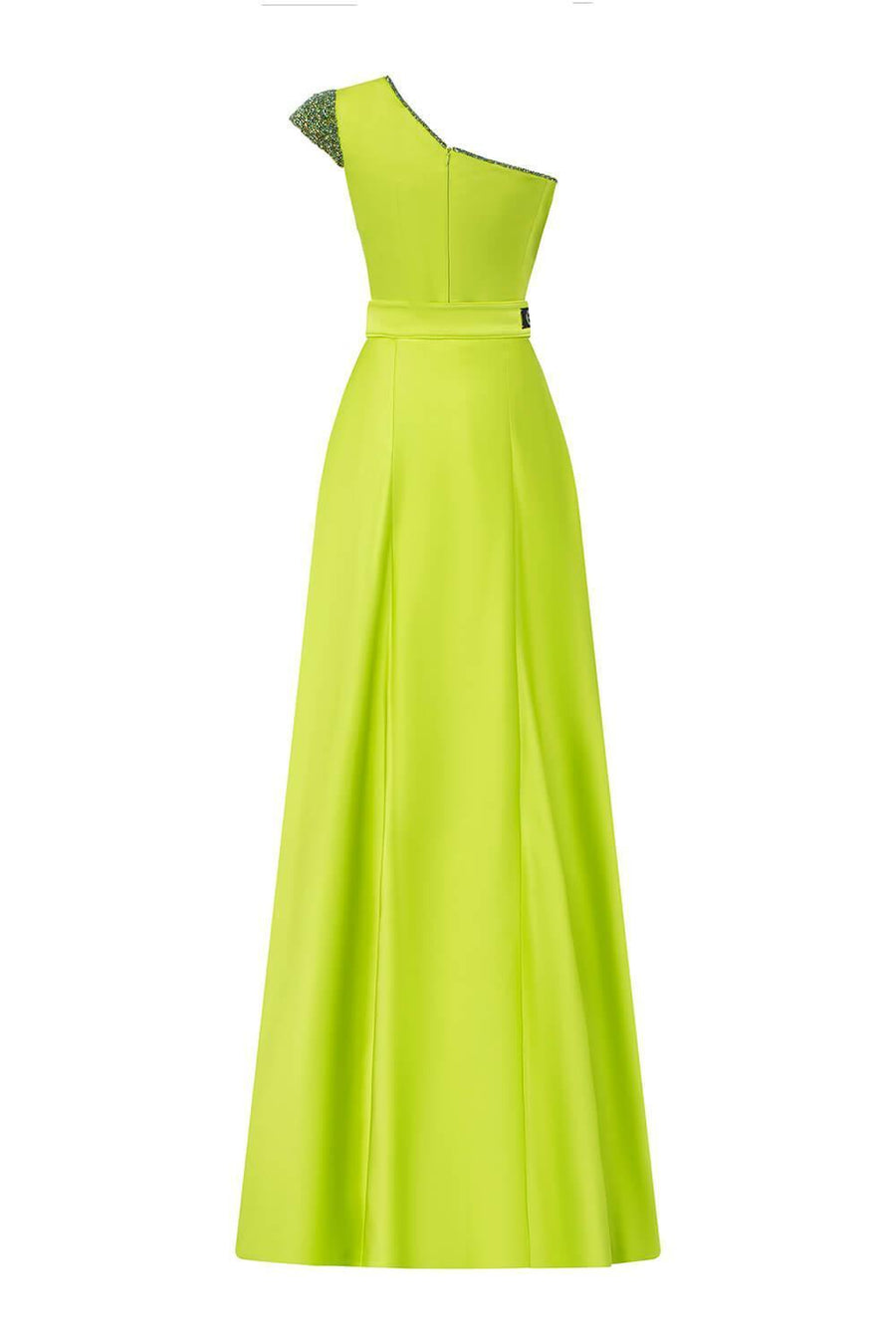 Intrigue Sheath One Shoulder Silk Floor Length Dress Gown Dress I.H.F Atelier