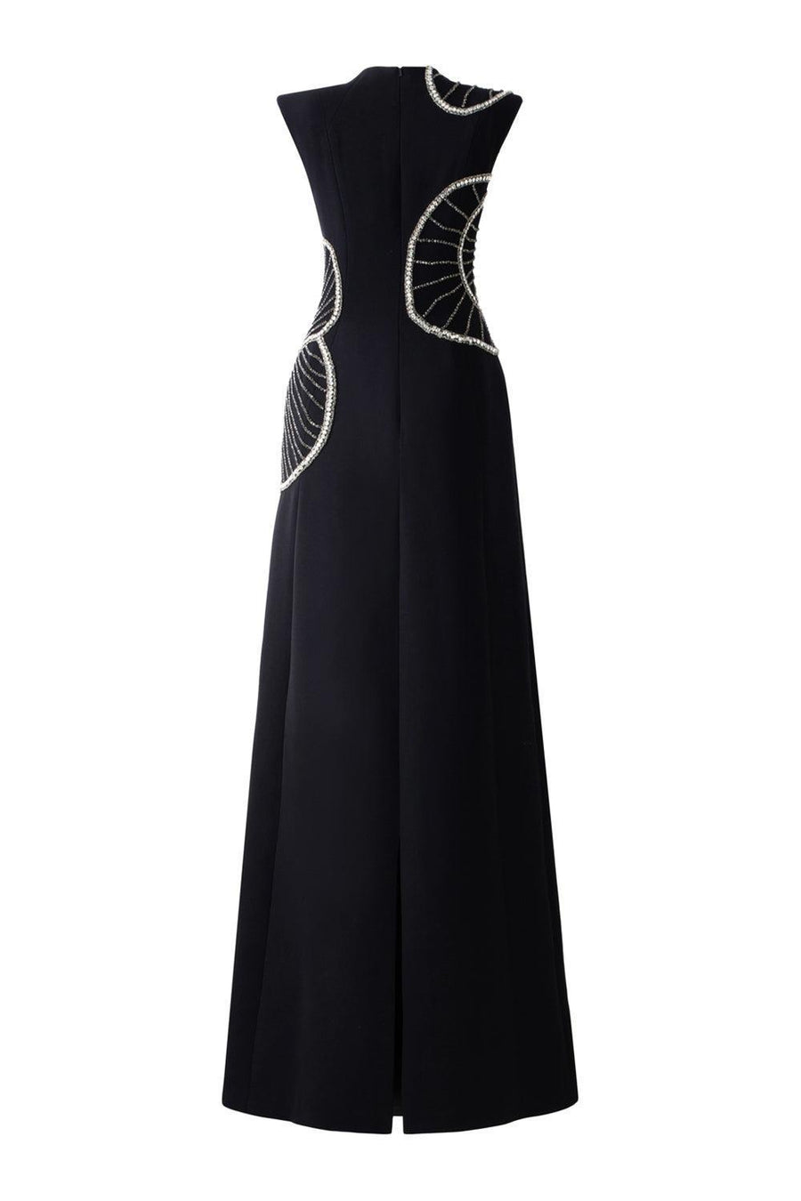 Itinerant A-line Sleeveless Velvet Floor Length Dress 6