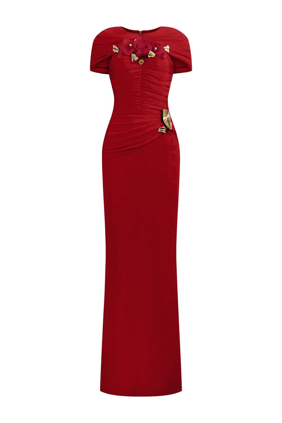 Ivelle Cape Sleeve Maxi Dress 7