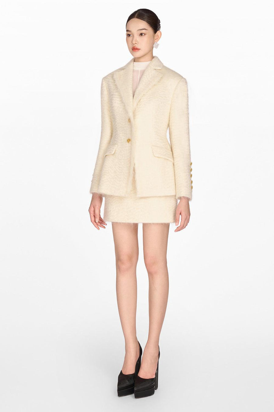 Ivory Mohair Jacket 11