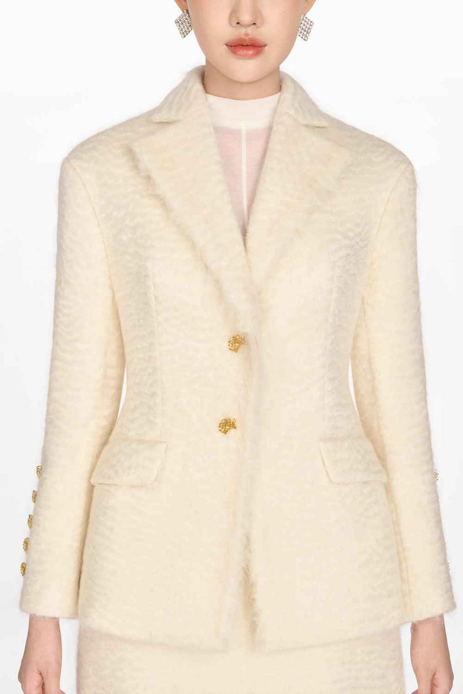 Ivory Mohair Jacket