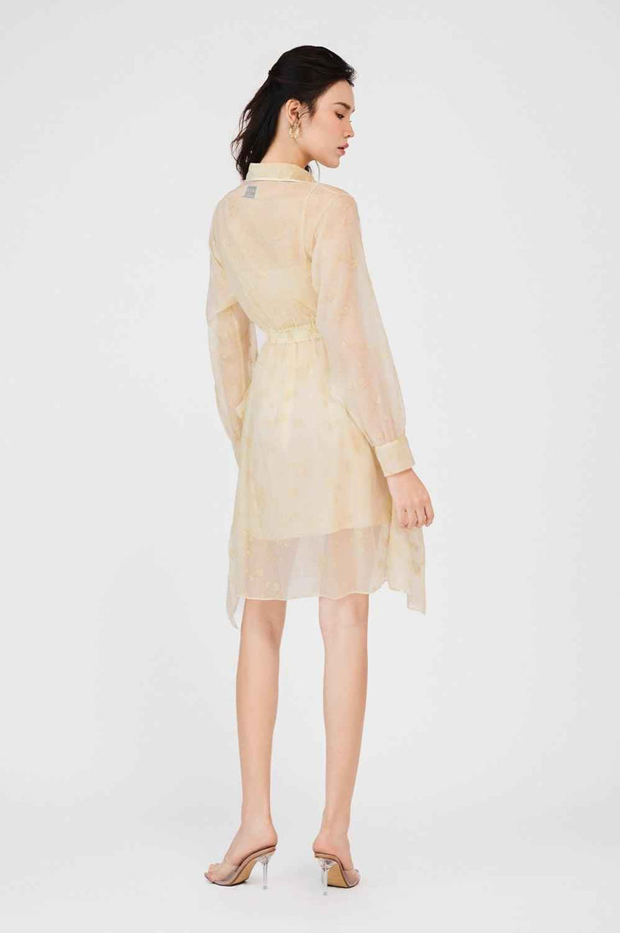 Jaliyah A-line Ruffle Layer Organza Mini Dress