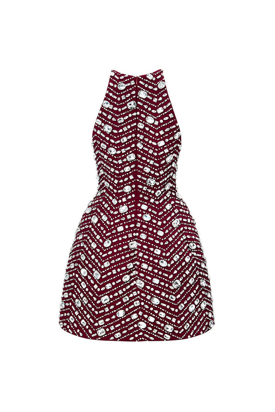 Joelle A-line Stone Crepe Mini Dress Mini Dress CEM