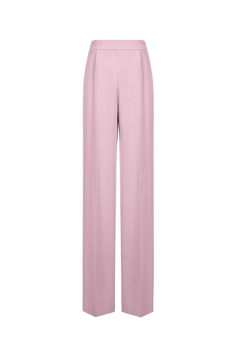 Kenya Straight Wide Leg Crepe Floor Length Pants 39