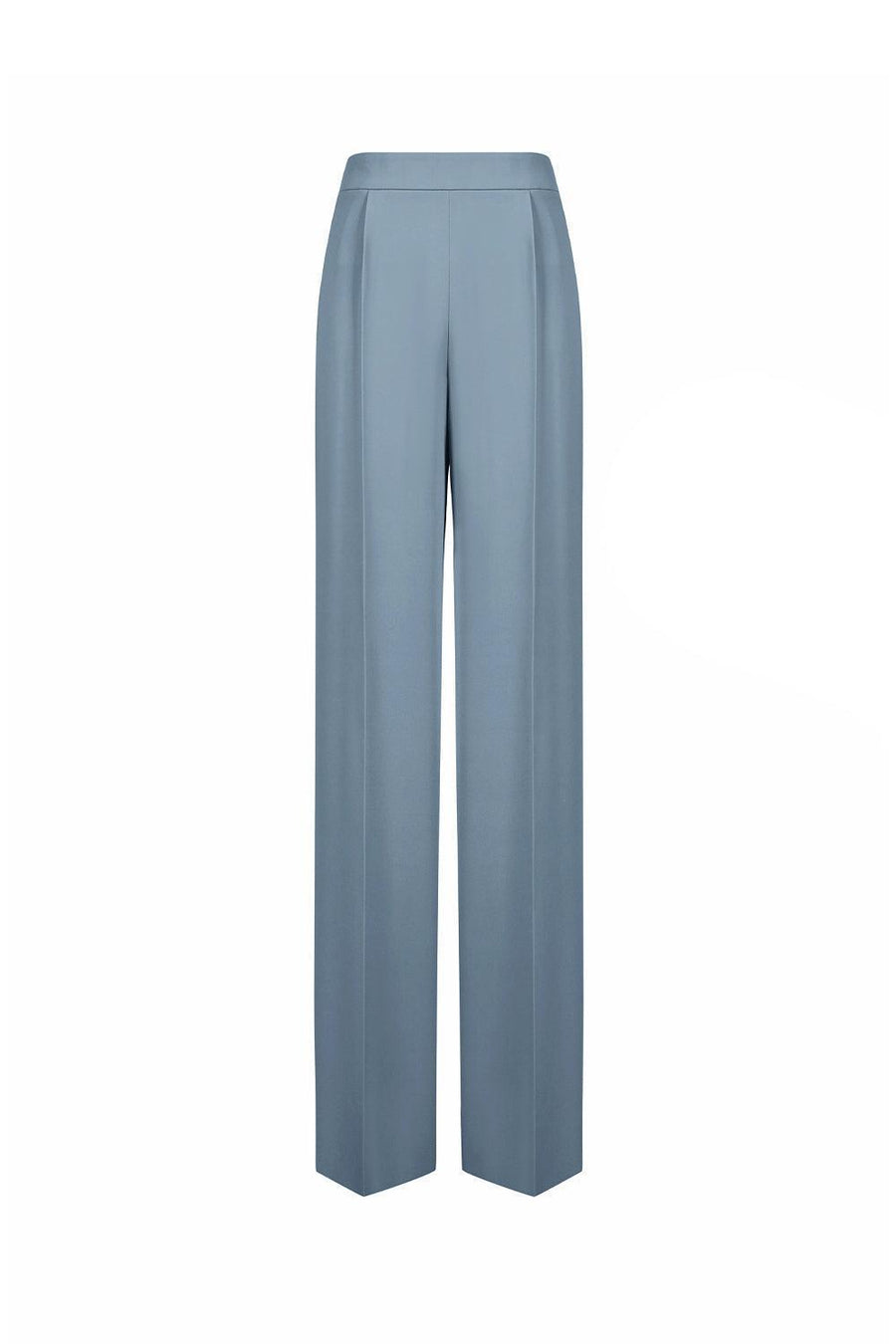 Kenya Straight Wide Leg Crepe Floor Length Pants 48