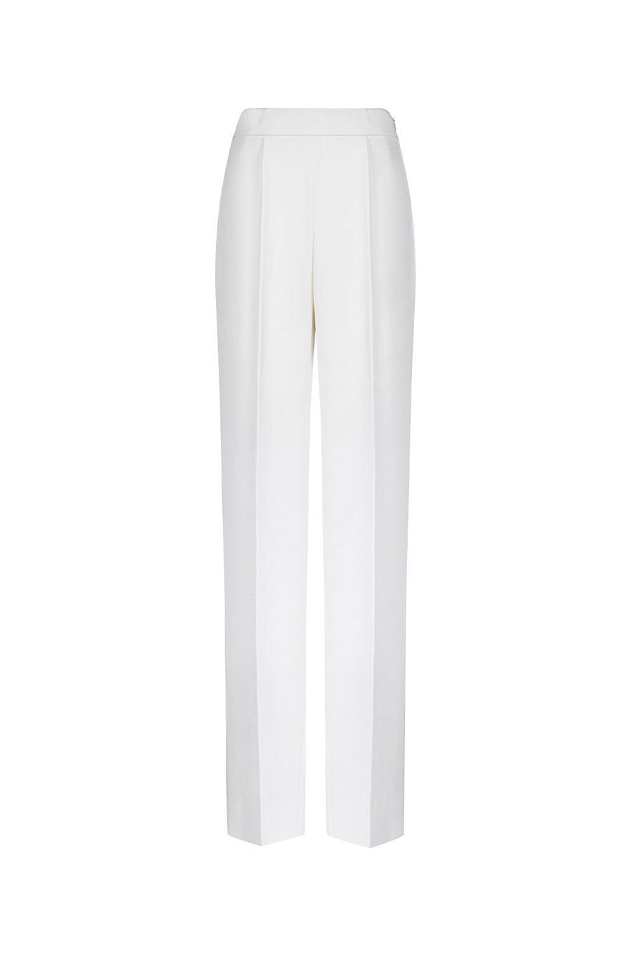 Kenya Straight Wide Leg Crepe Floor Length Pants 30