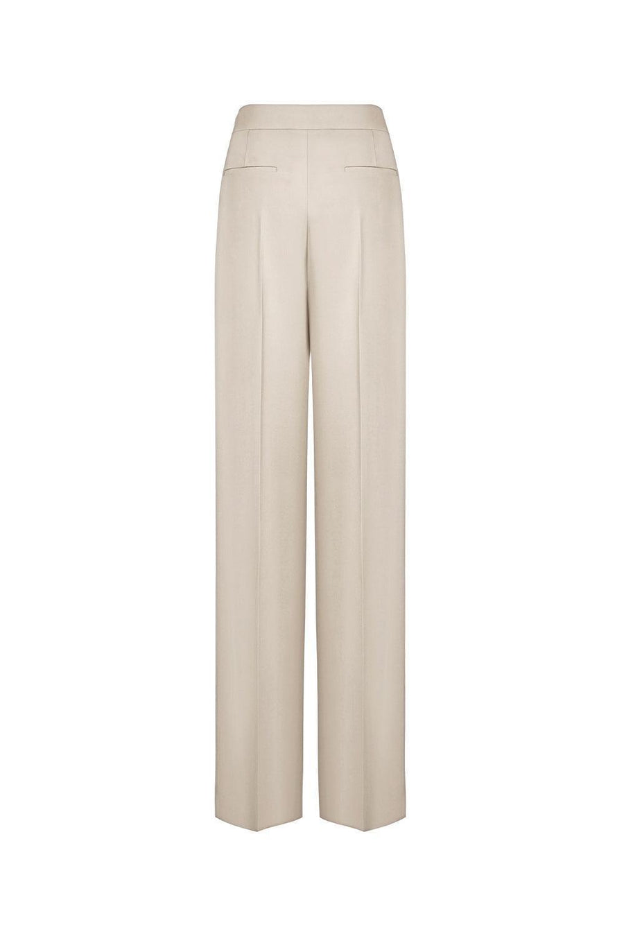 Kenya Straight Wide Leg Crepe Floor Length Pants 61