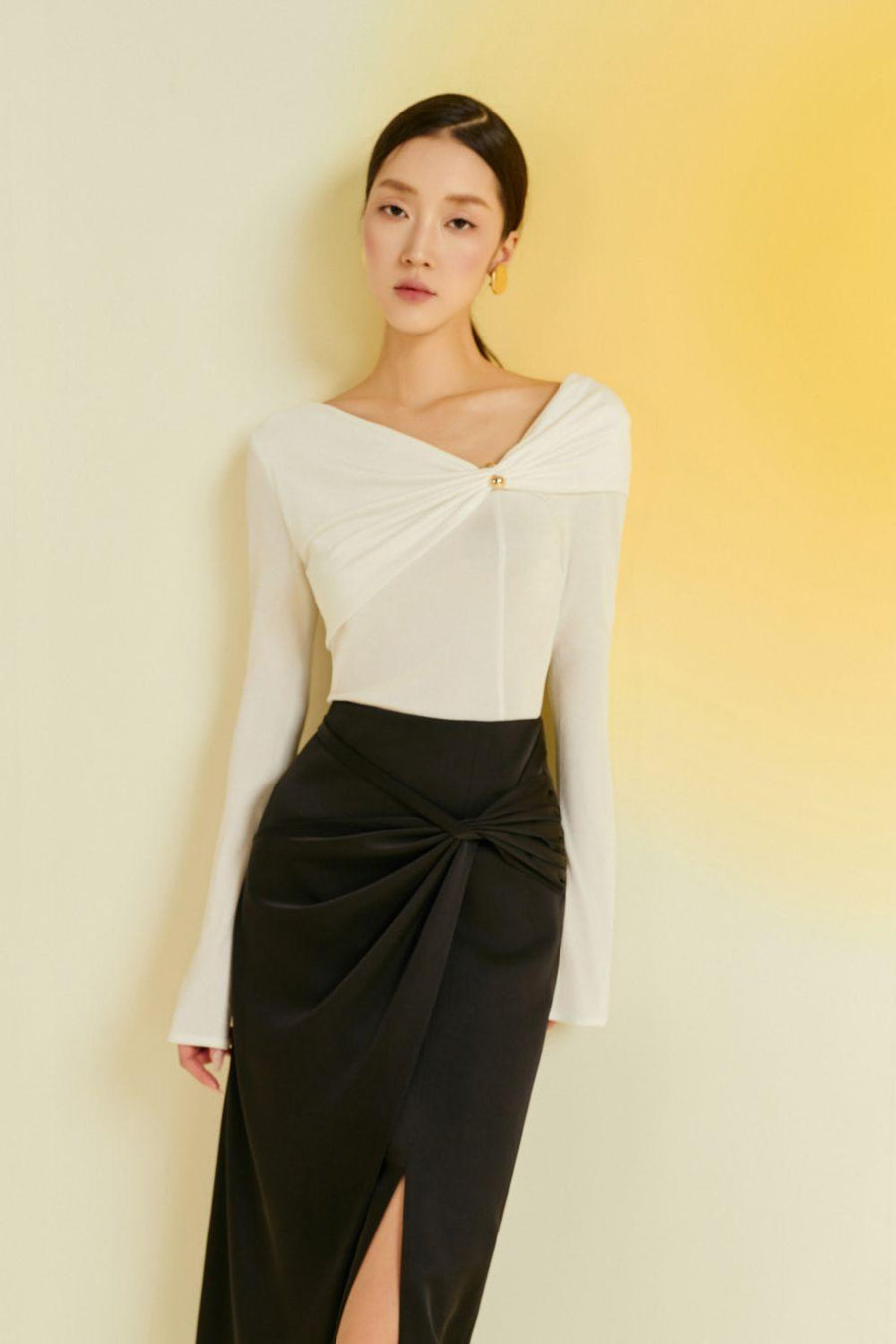 Laly Bodycon Long Sleeved Spandex Top Long Sleeved Top Eegen Studio