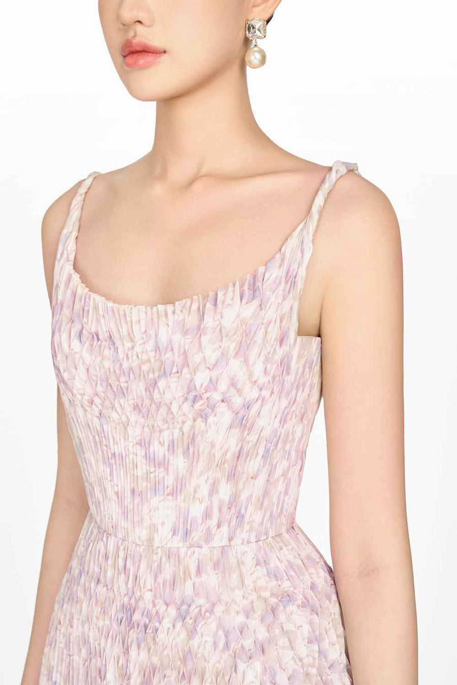 Pleated Maxi Dress