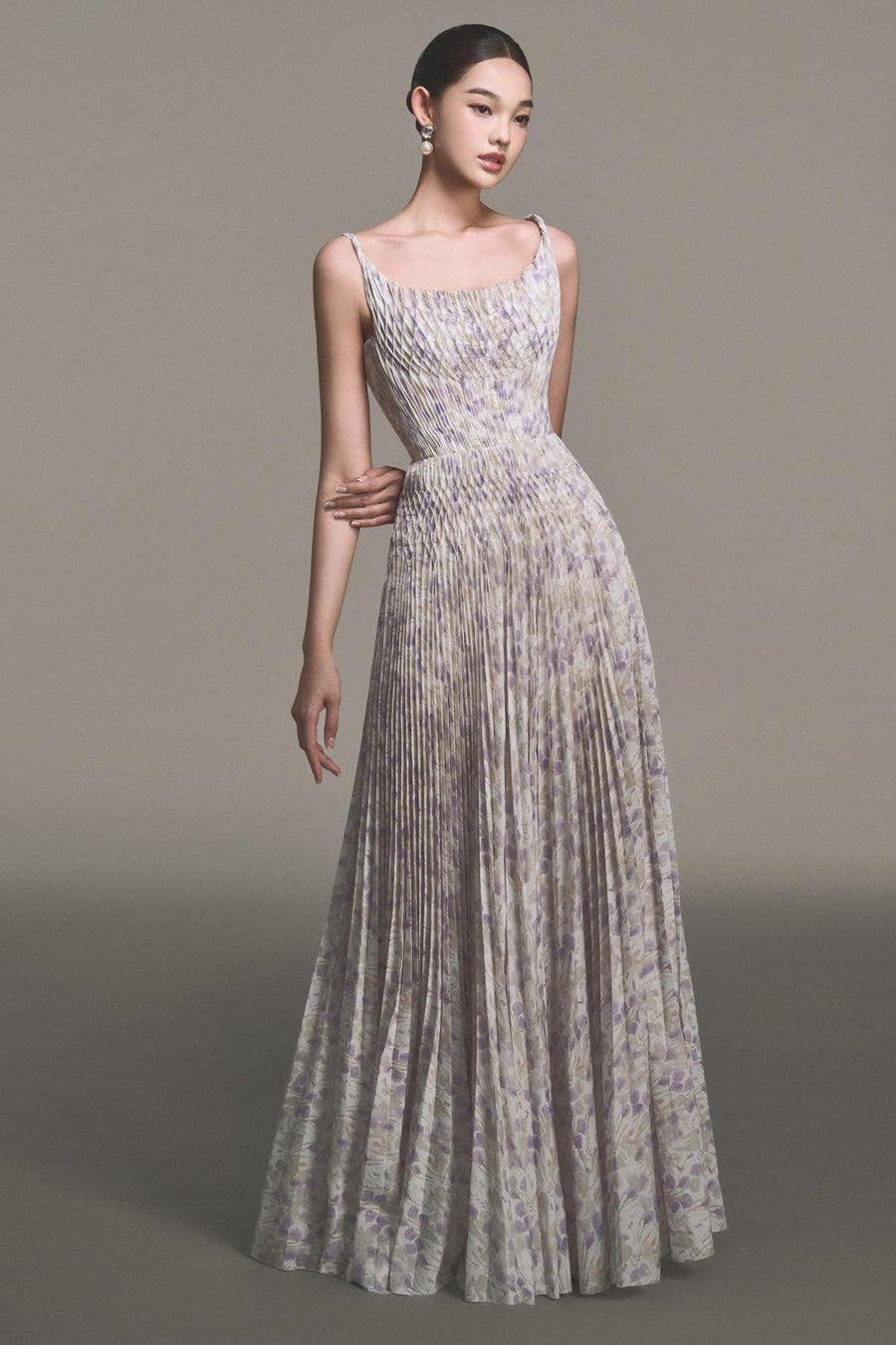 Pleated Maxi Dress 6