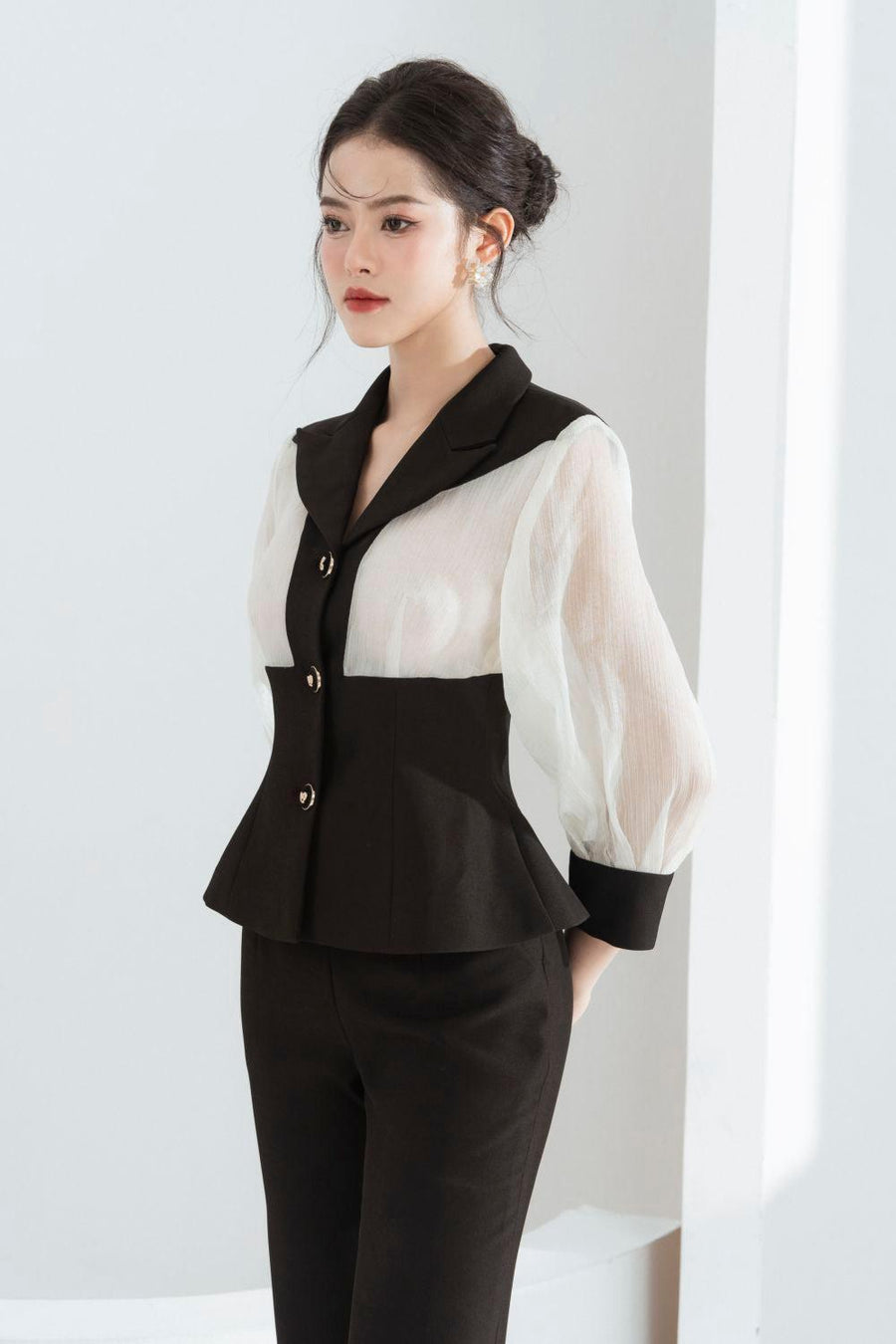 Lima Flared Polycotton Ankle Length Pants Pants Cordia