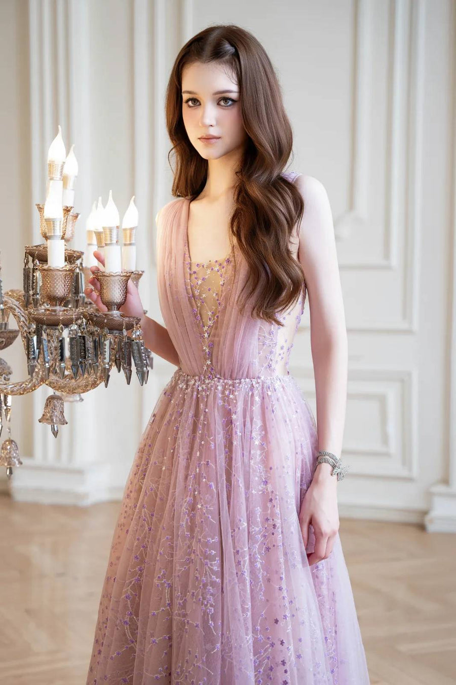 Lira V-Neck Maxi Dress 2