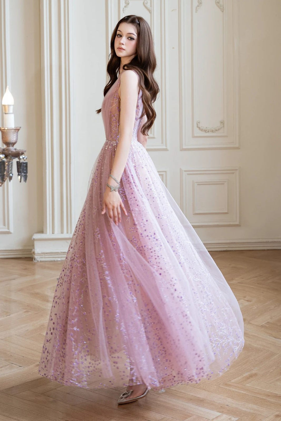 Lira V-Neck Maxi Dress 4