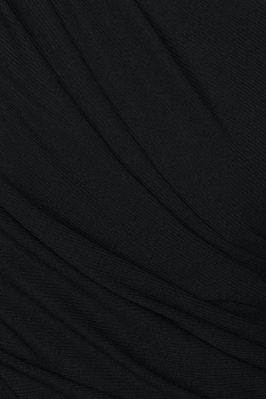 Lopsided A-line Long Sleeved Crinkle Crepe Midi Dress Midi Dress Eegen Studio