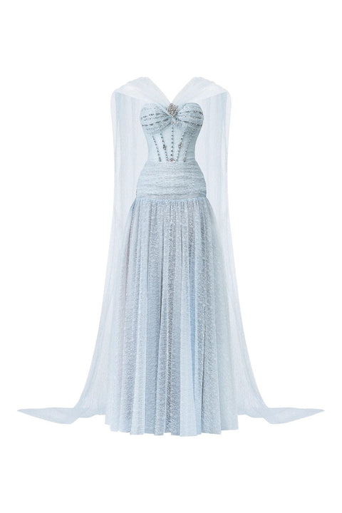 Loraine Sweetheart Neck Maxi Dress 1