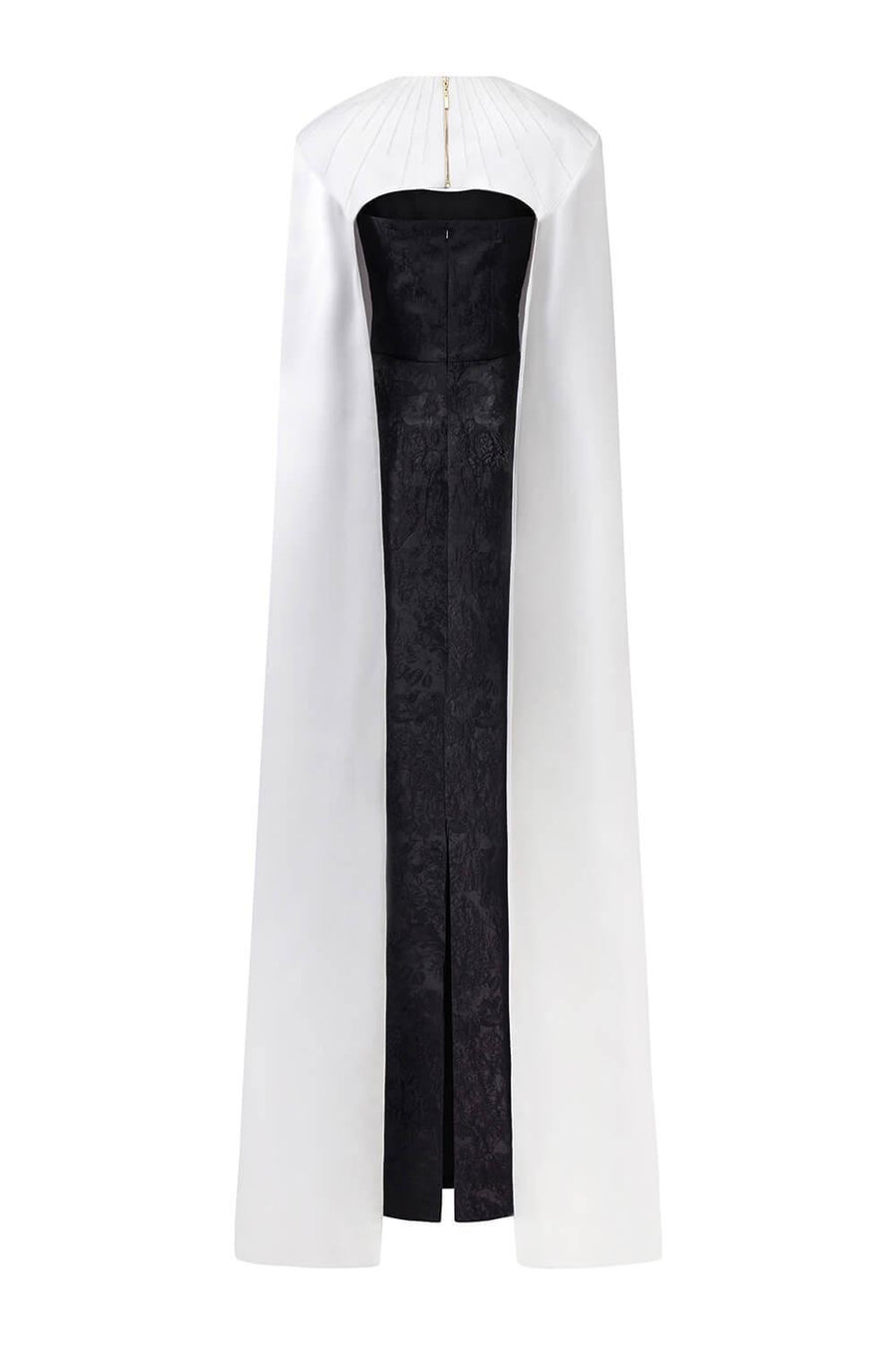 Lucity Cape Round Neck Jacquard Floor Length Set Set I.H.F Atelier