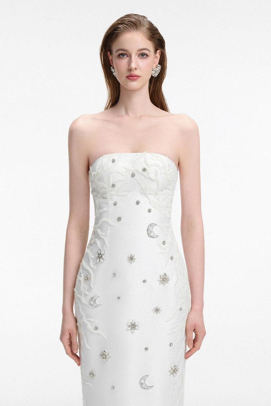 Memorial Sheath Back Slit Taffeta Floor Length Set