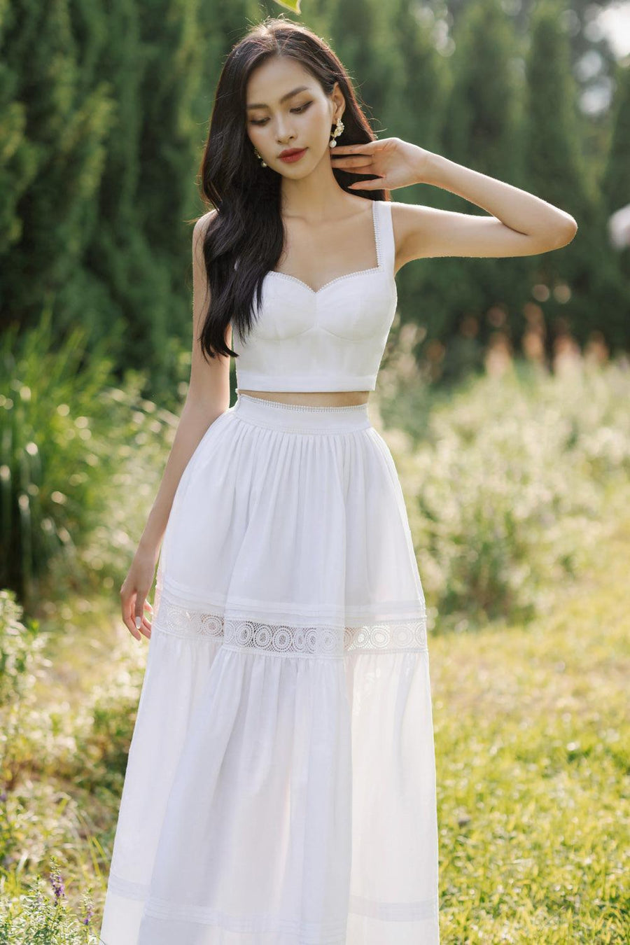 Miranda Bodycon Sleeveless Cotton Crop Top 11