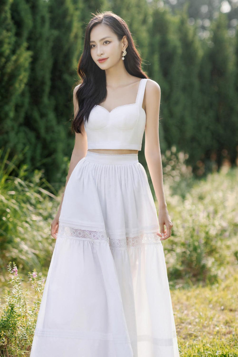 Miranda Bodycon Sleeveless Cotton Crop Top 12