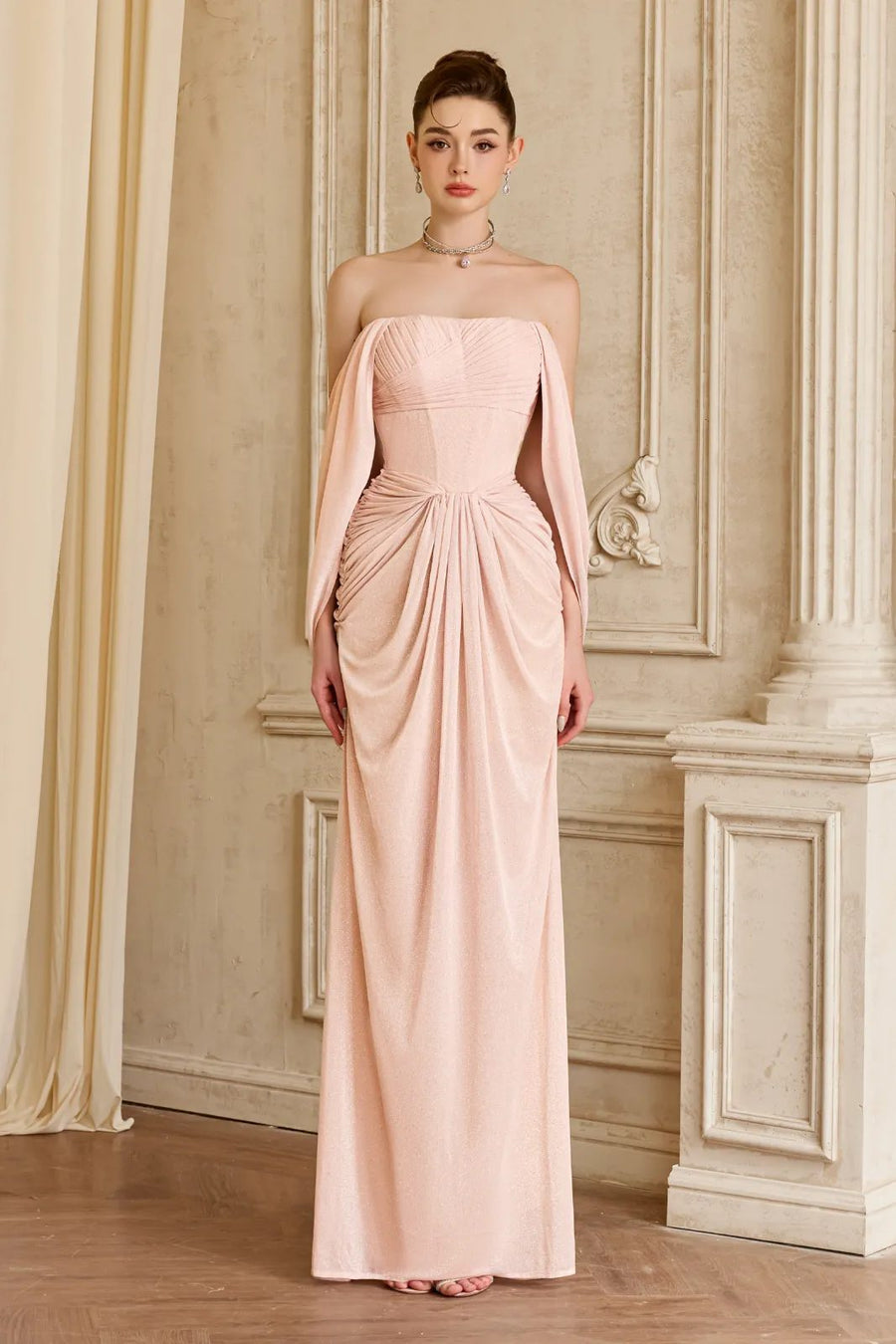 Morven Draped Maxi Dress 2
