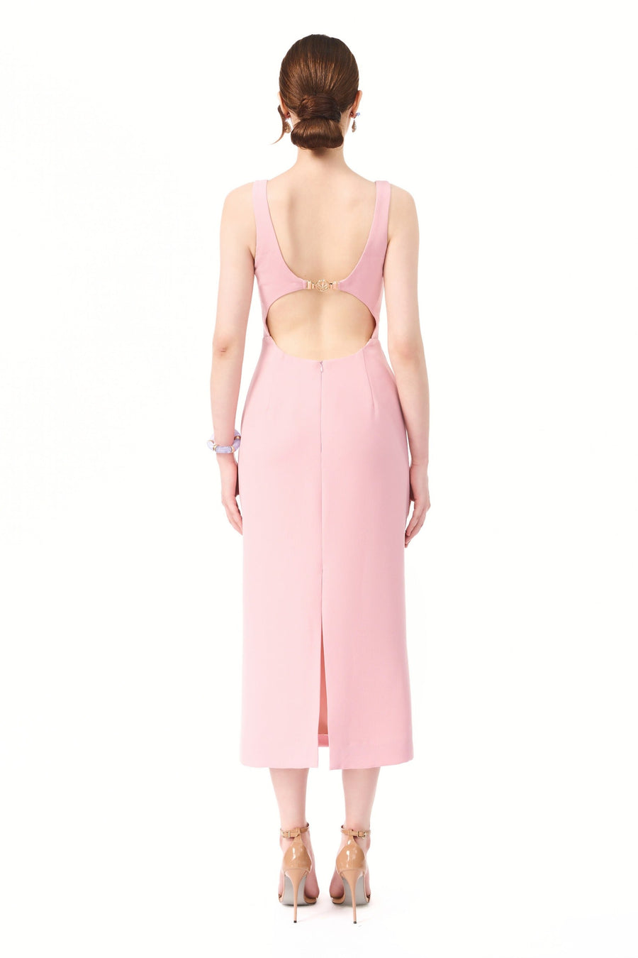 Aela Scoop Neck Midi Dress 5