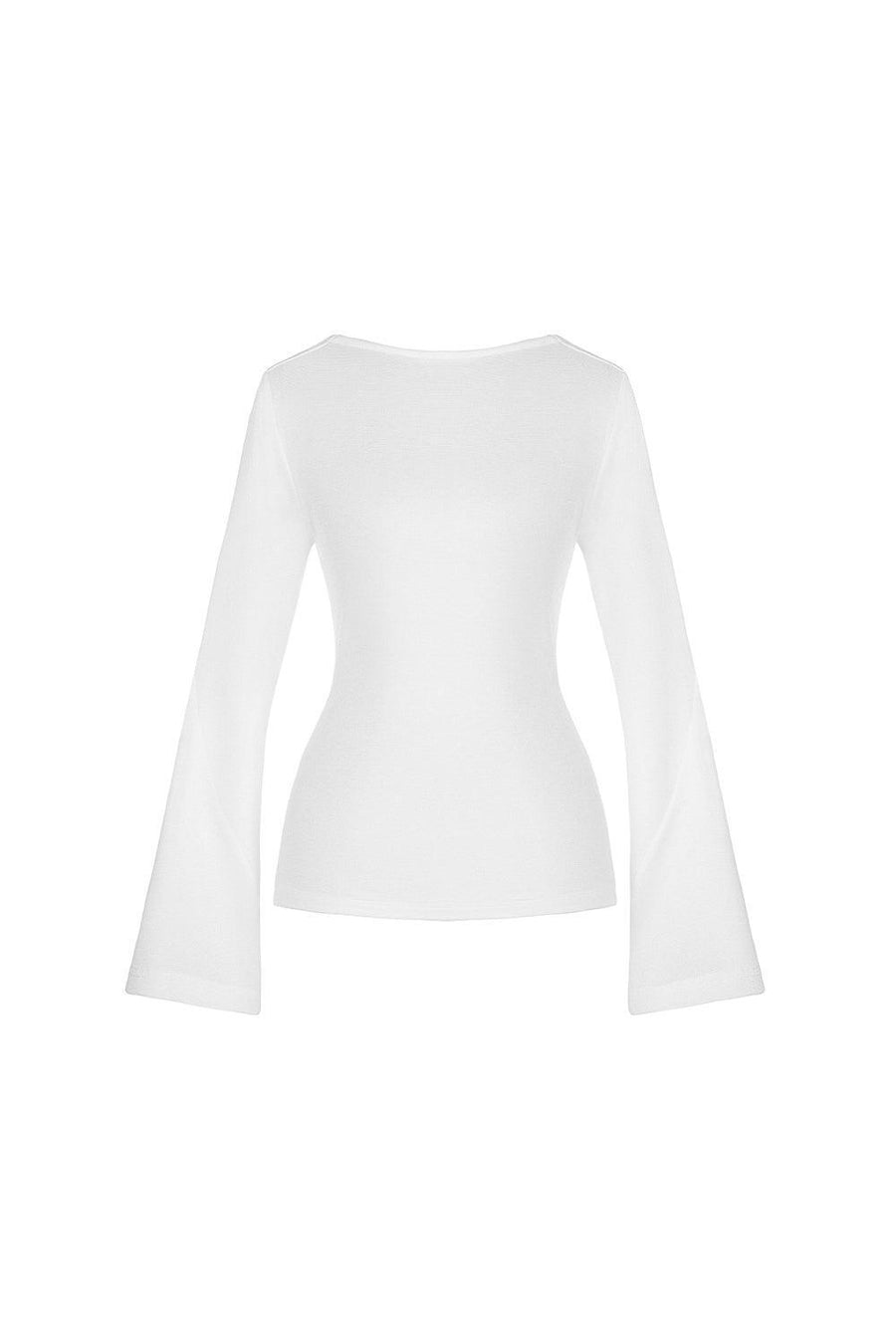 Orchid Bodycon Long Sleeved Spandex Top Long Sleeved Top Eegen Studio
