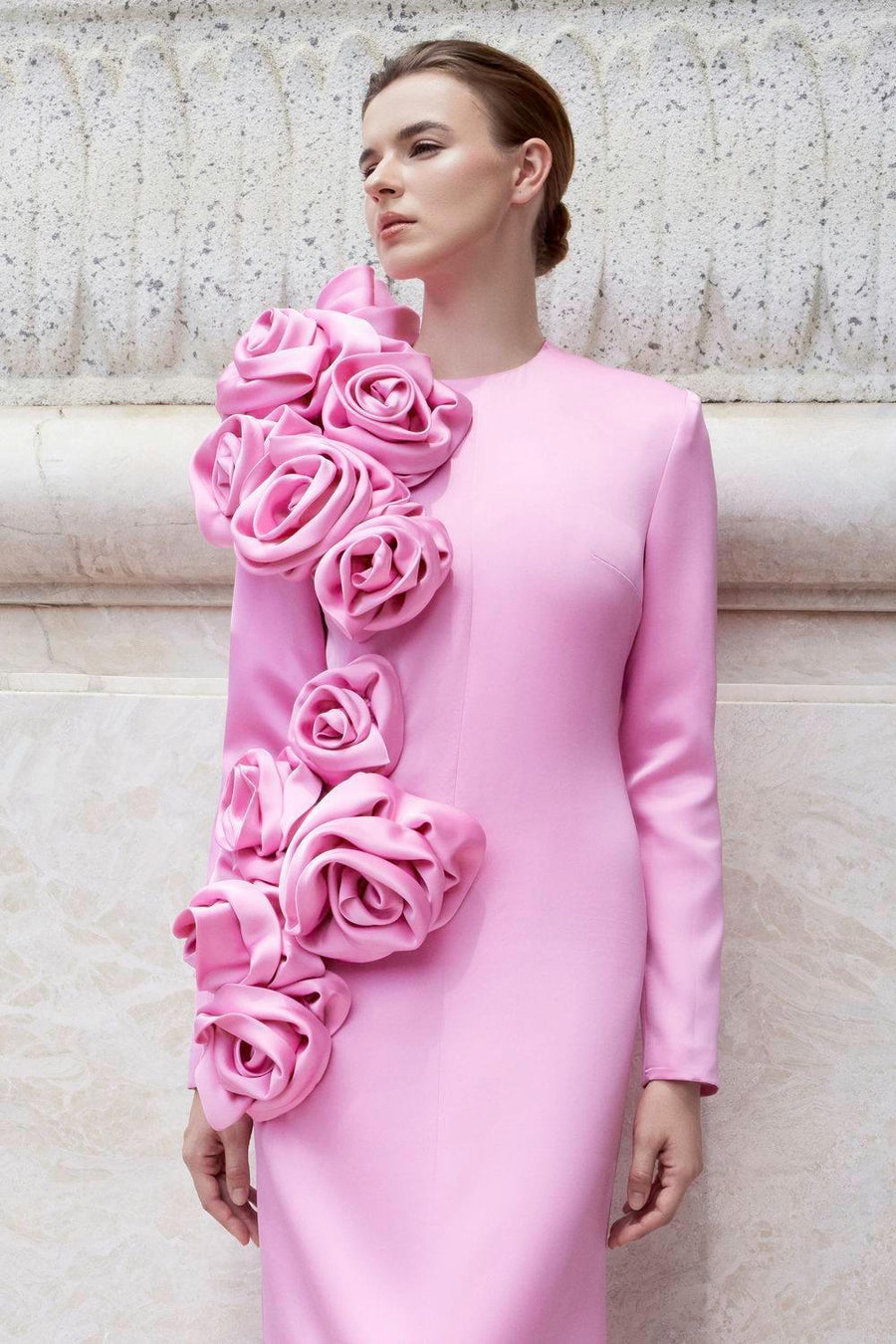 Phantasm Trumpet Long Sleeved Silk Floor Length Dress Gown Dress I.H.F Atelier