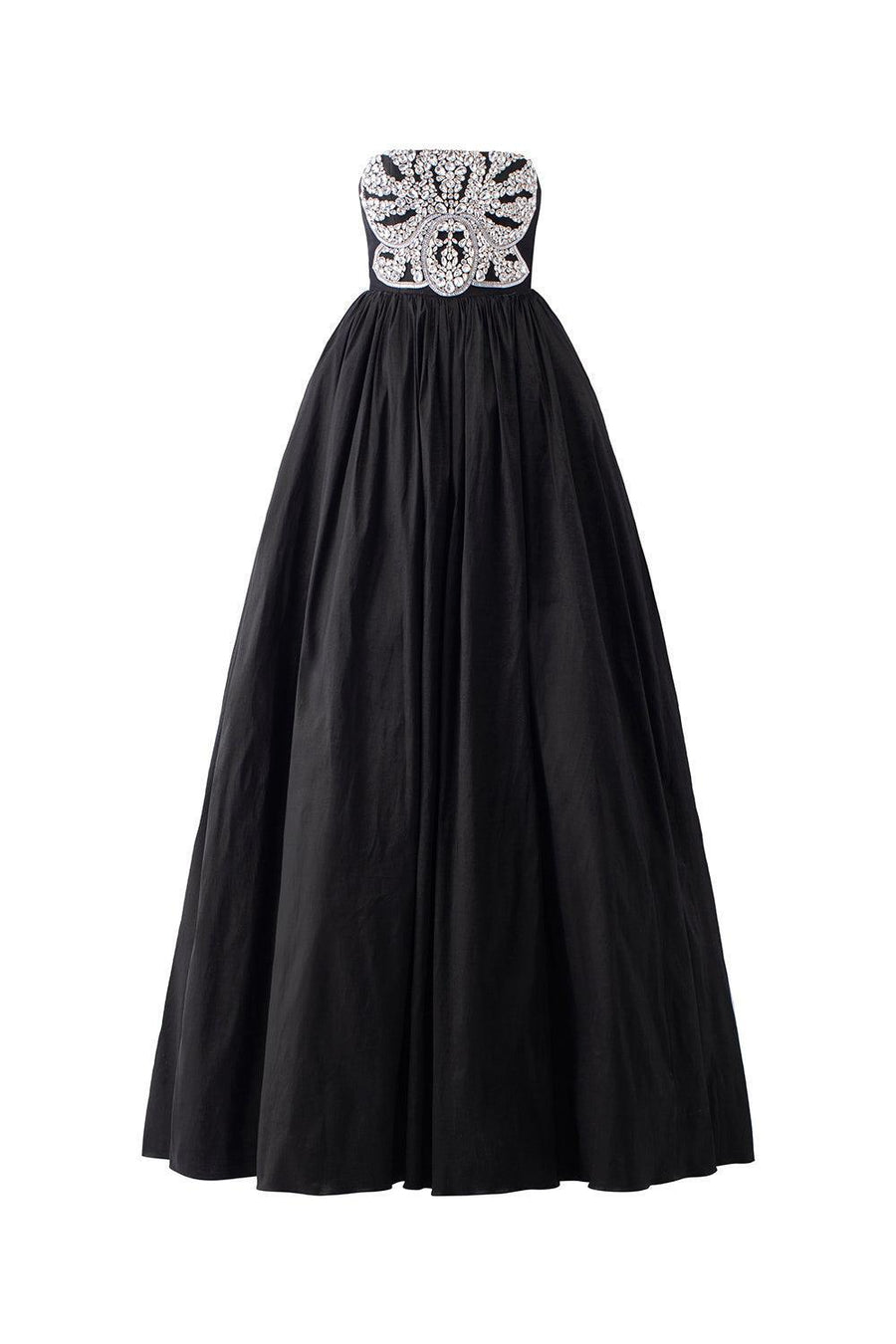 Pilgrim Ball Gown Straight Across Neck Taffeta Floor Length Dress 11