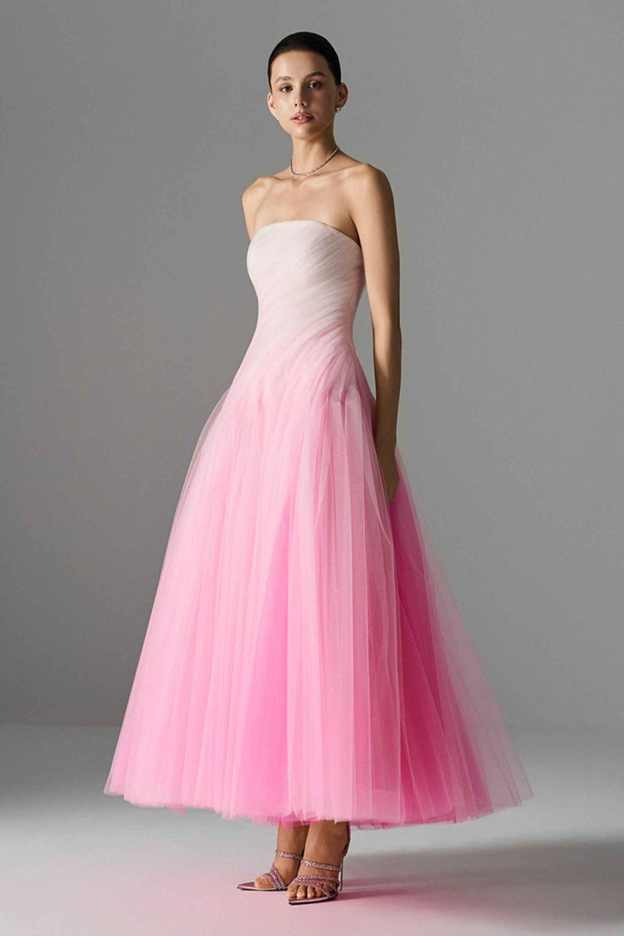 Sorbet Draped Maxi Dress