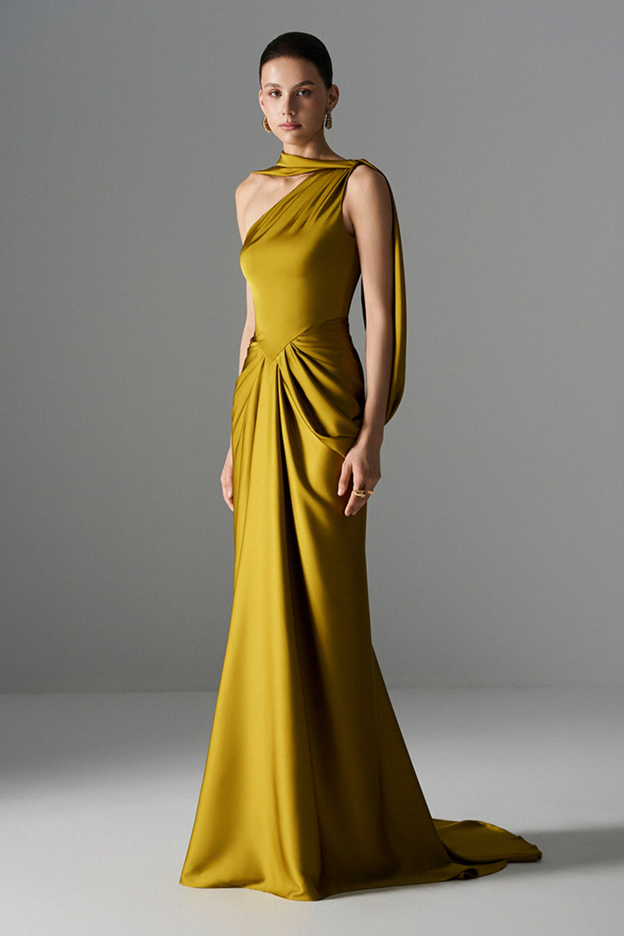 Goddess Draped Maxi Dress 3