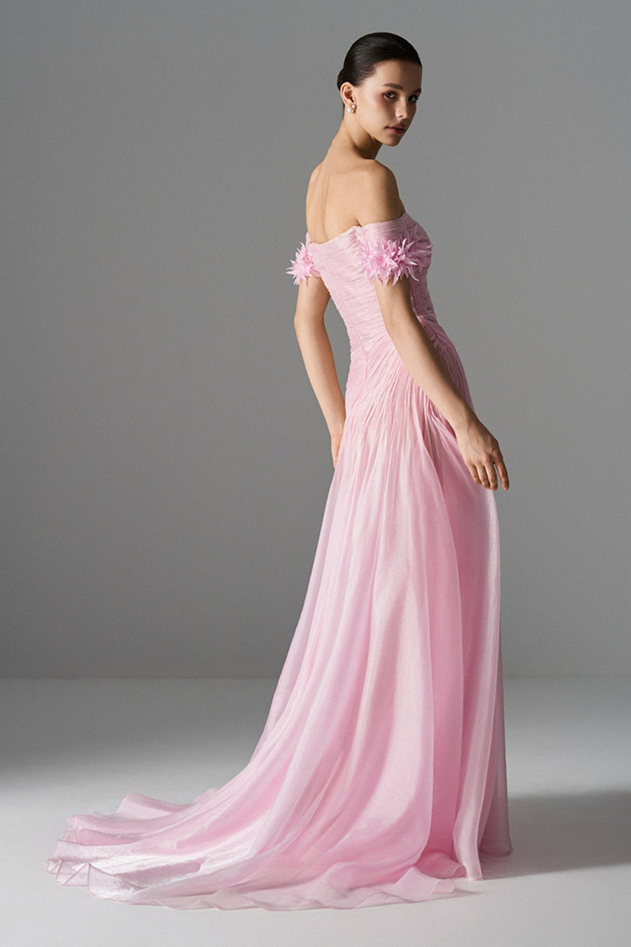 Efflorescence Ruched Maxi Dress 2