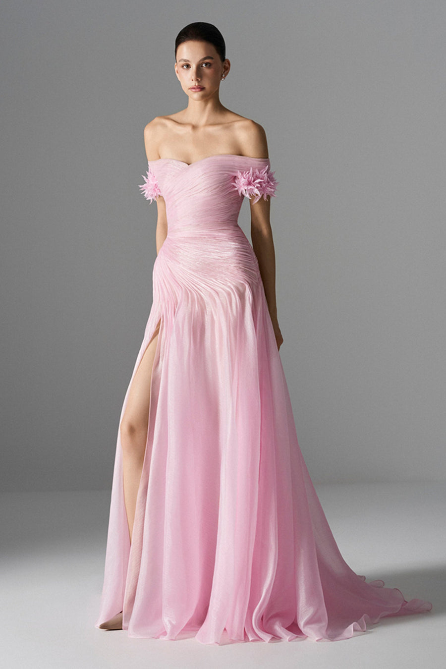 Efflorescence Ruched Maxi Dress 3