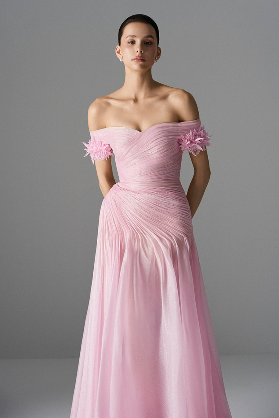 Efflorescence Ruched Maxi Dress 5