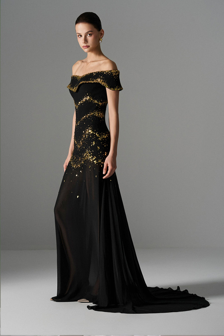 Galaxy Sequin Maxi Dress 4