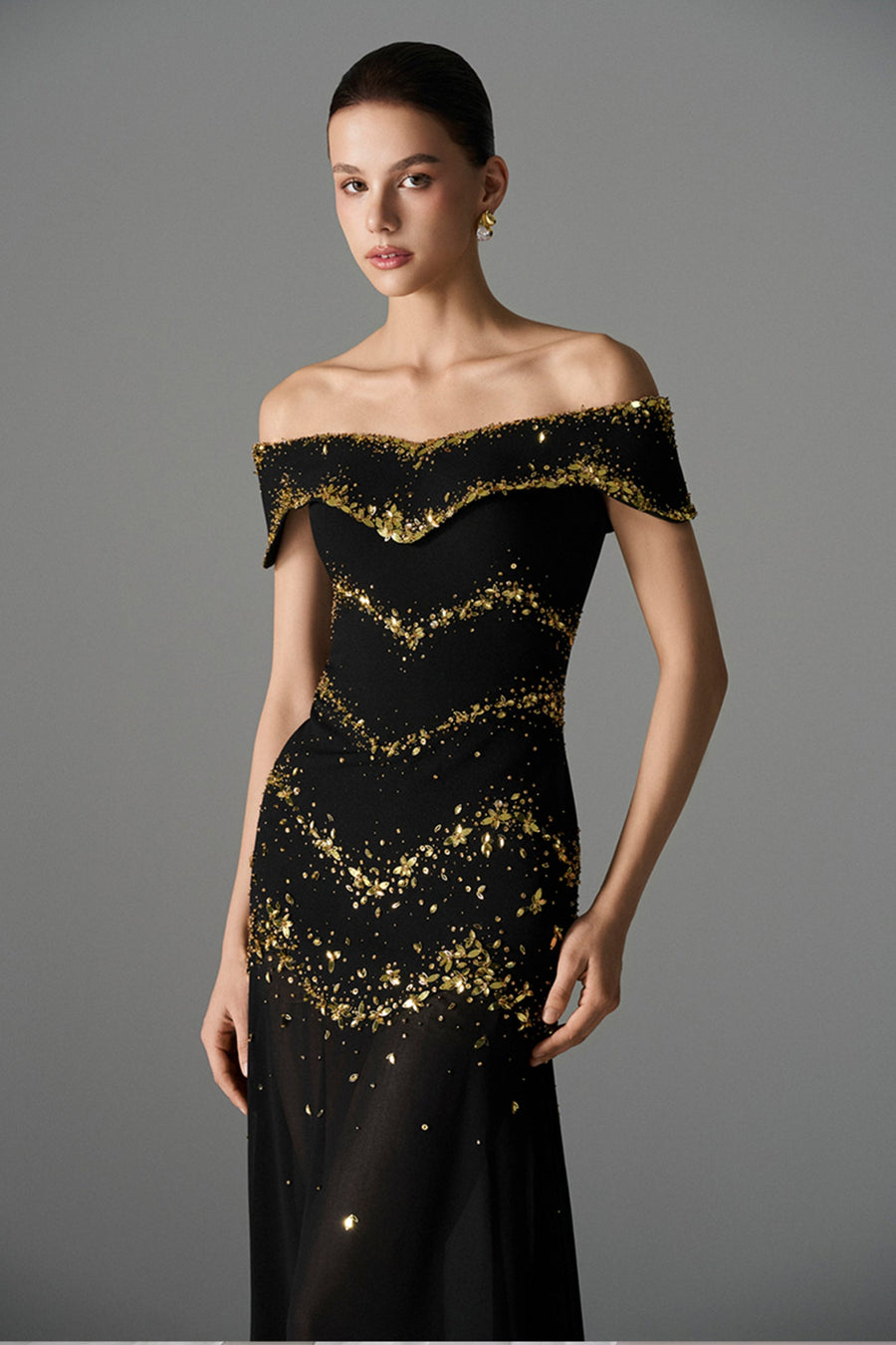 Galaxy Sequin Maxi Dress 5