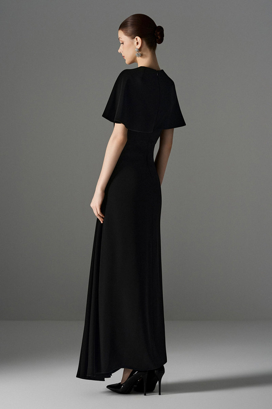 Starlight Cape Sleeve Maxi Dress 3