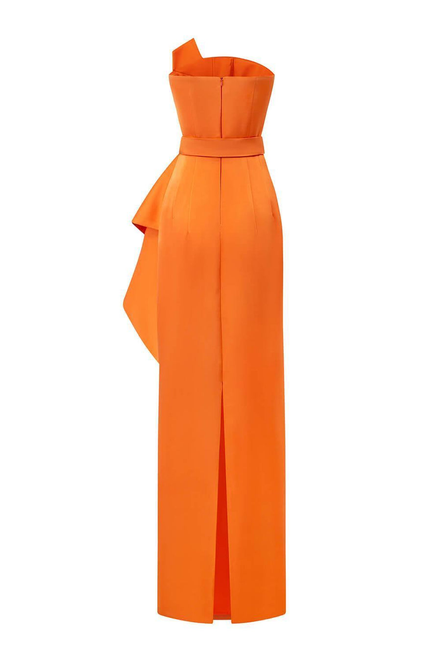 Reverie Strapless Back Slit Silk Floor Length Dress Gown Dress I.H.F Atelier