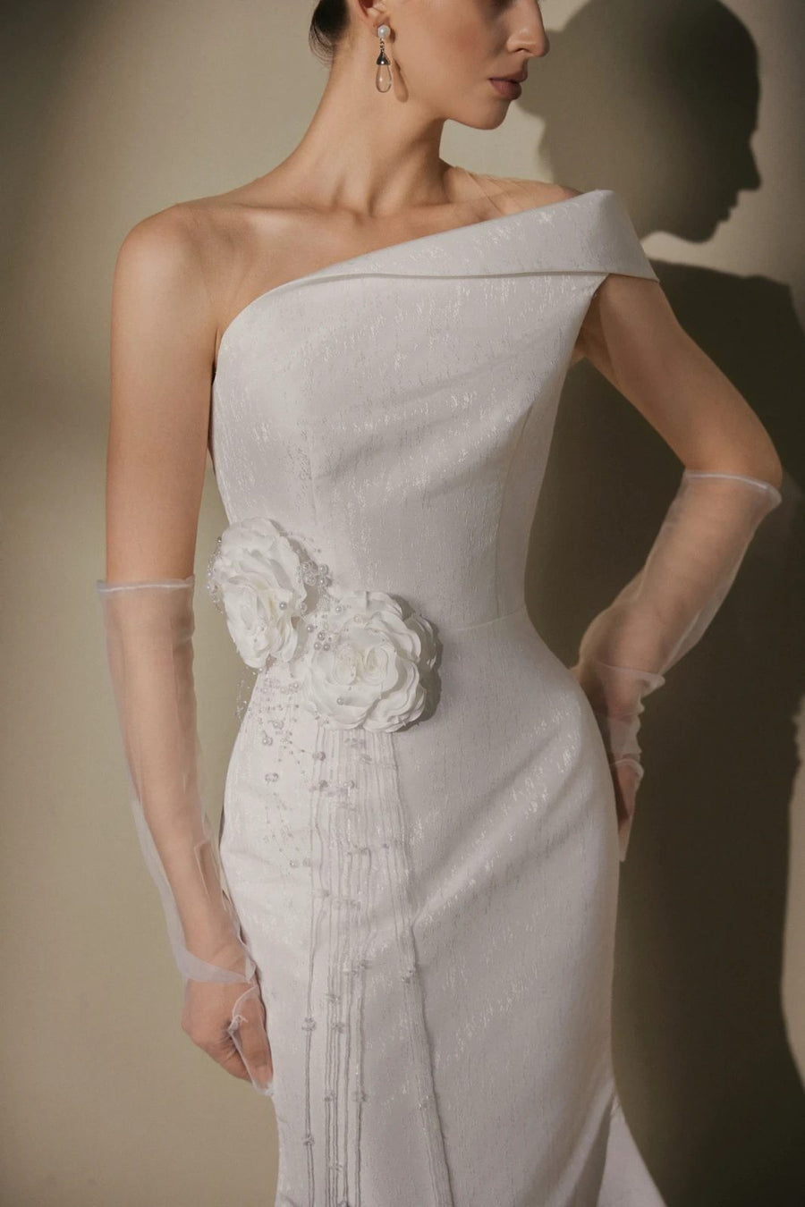Roselle One Shoulder Neck Maxi Dress 6