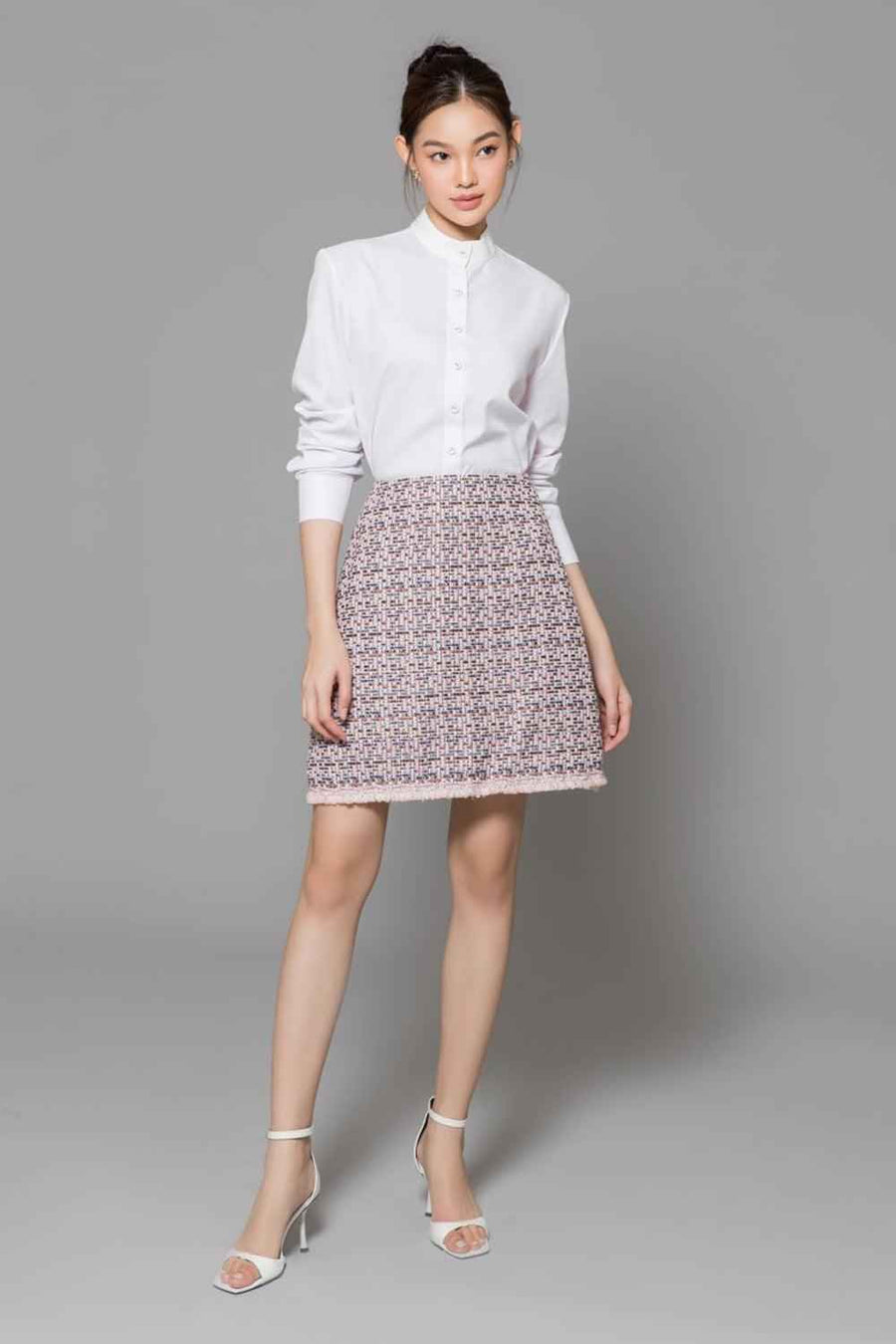 Saanvi Straight Cuff Sleeved Cotton Shirt