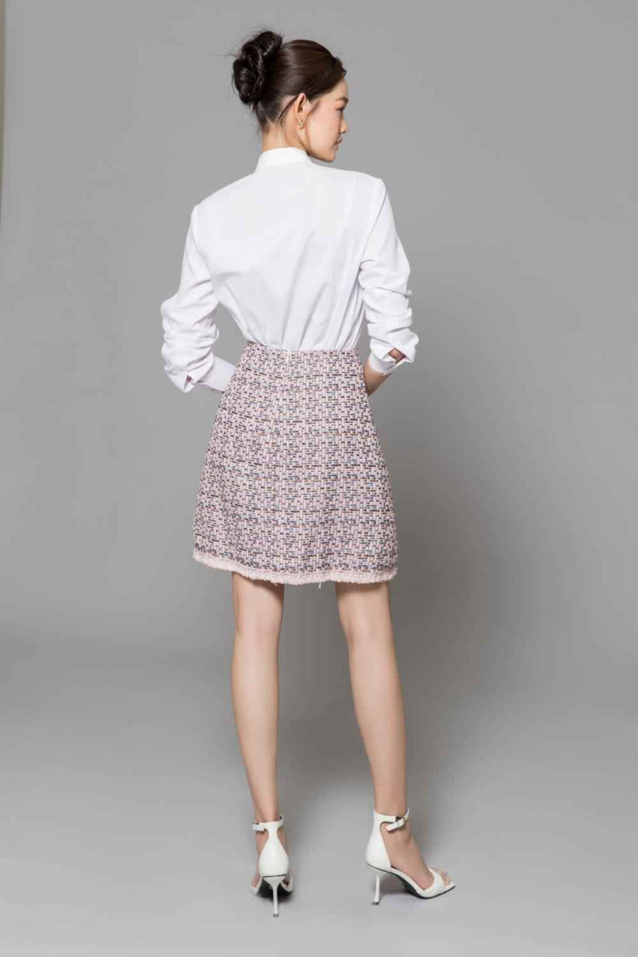Saanvi Straight Cuff Sleeved Cotton Shirt