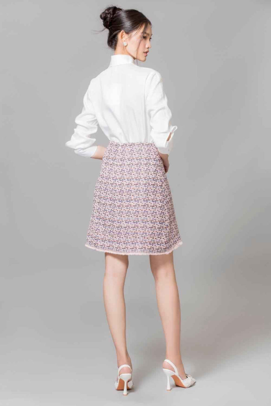 Saanvi Straight Cuff Sleeved Cotton Shirt