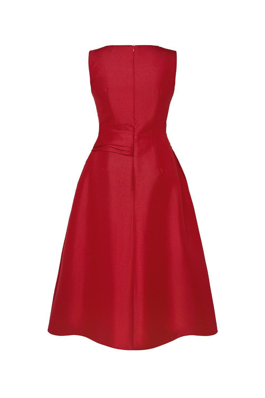 Sakura A-line Sleeveless Organza Midi Dress Midi Dress IVY moda
