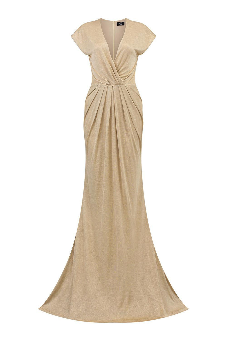 Salinas Sheath Crossover Jersey Floor Length Dress Gown Dress I.H.F Atelier